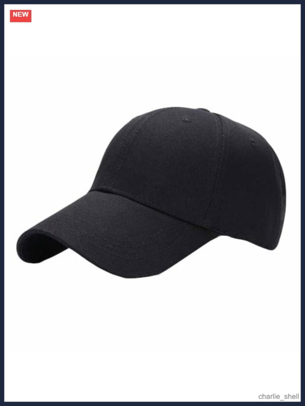 Washed Cotton Baseball Cap Adjustable Low Profile Dad Hat Casual Outdoor